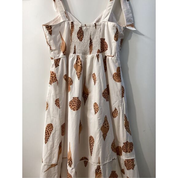 Farm rio leopard sea‎ shell midi dress - Picture 8 of 16